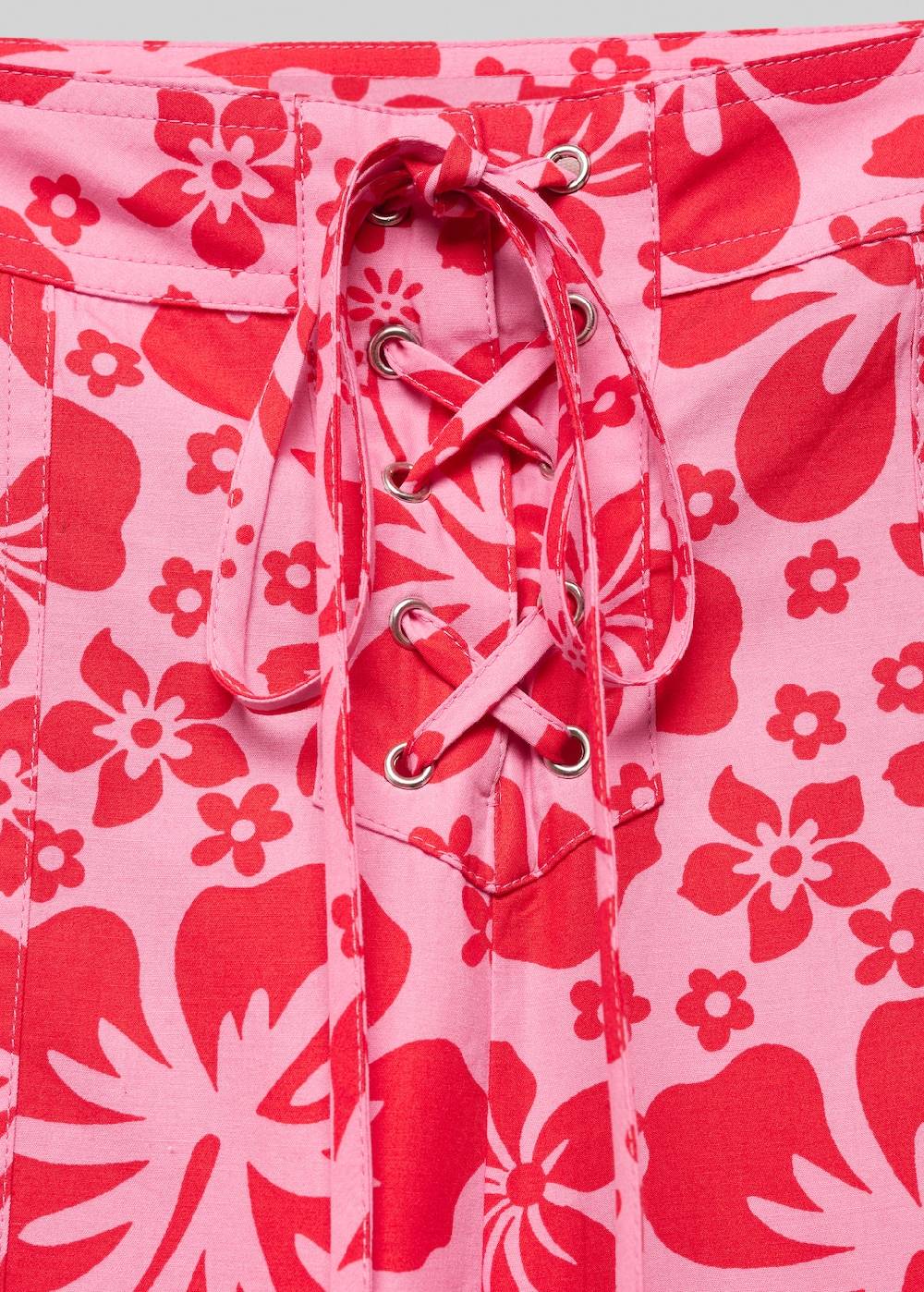 Mango Florale Hose mit Cargotaschen Kostenlose Rückgabe