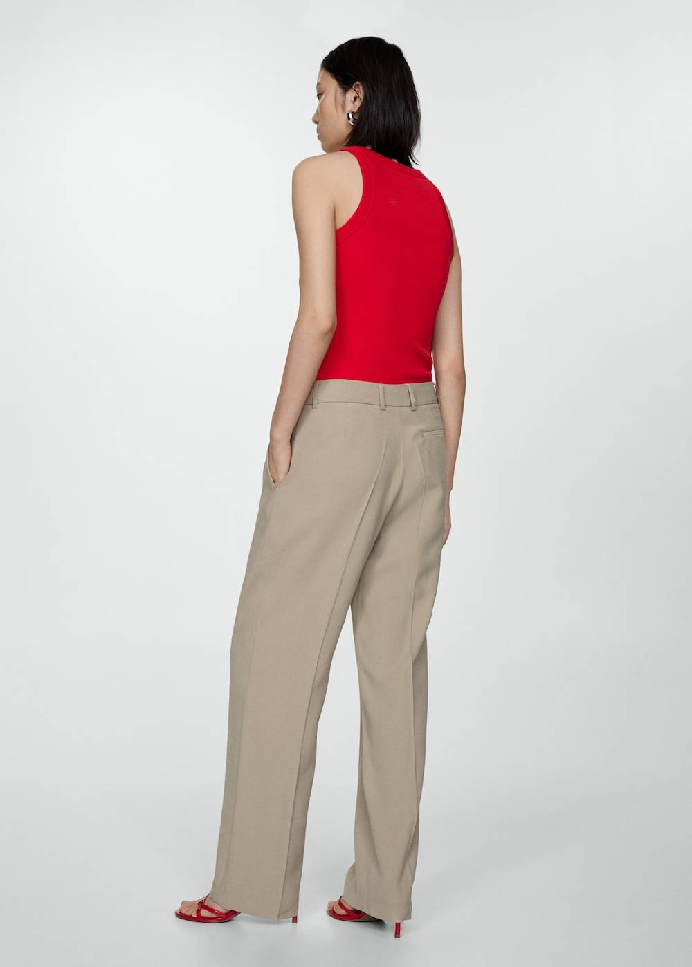 Mango Gerade Bundfaltenhose Letzte 3 Tage