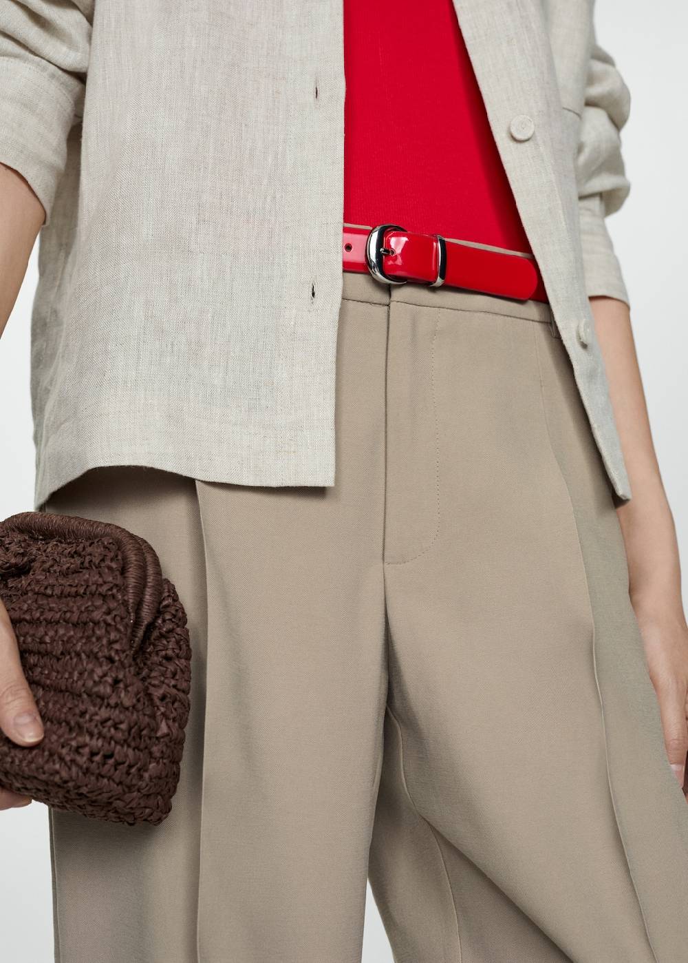 Mango Gerade Bundfaltenhose Letzte 3 Tage