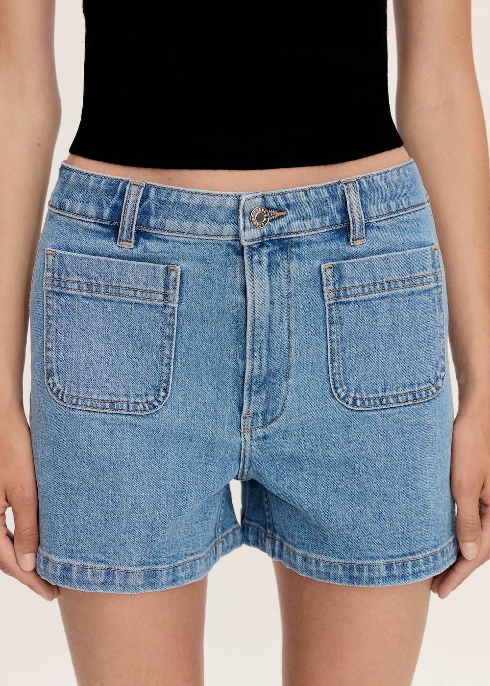 Mango Jeans-Shorts mit Taschen Bis zu 55% Rabatt