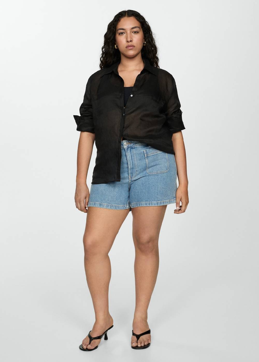 Mango Jeans-Shorts mit Taschen Bis zu 55% Rabatt