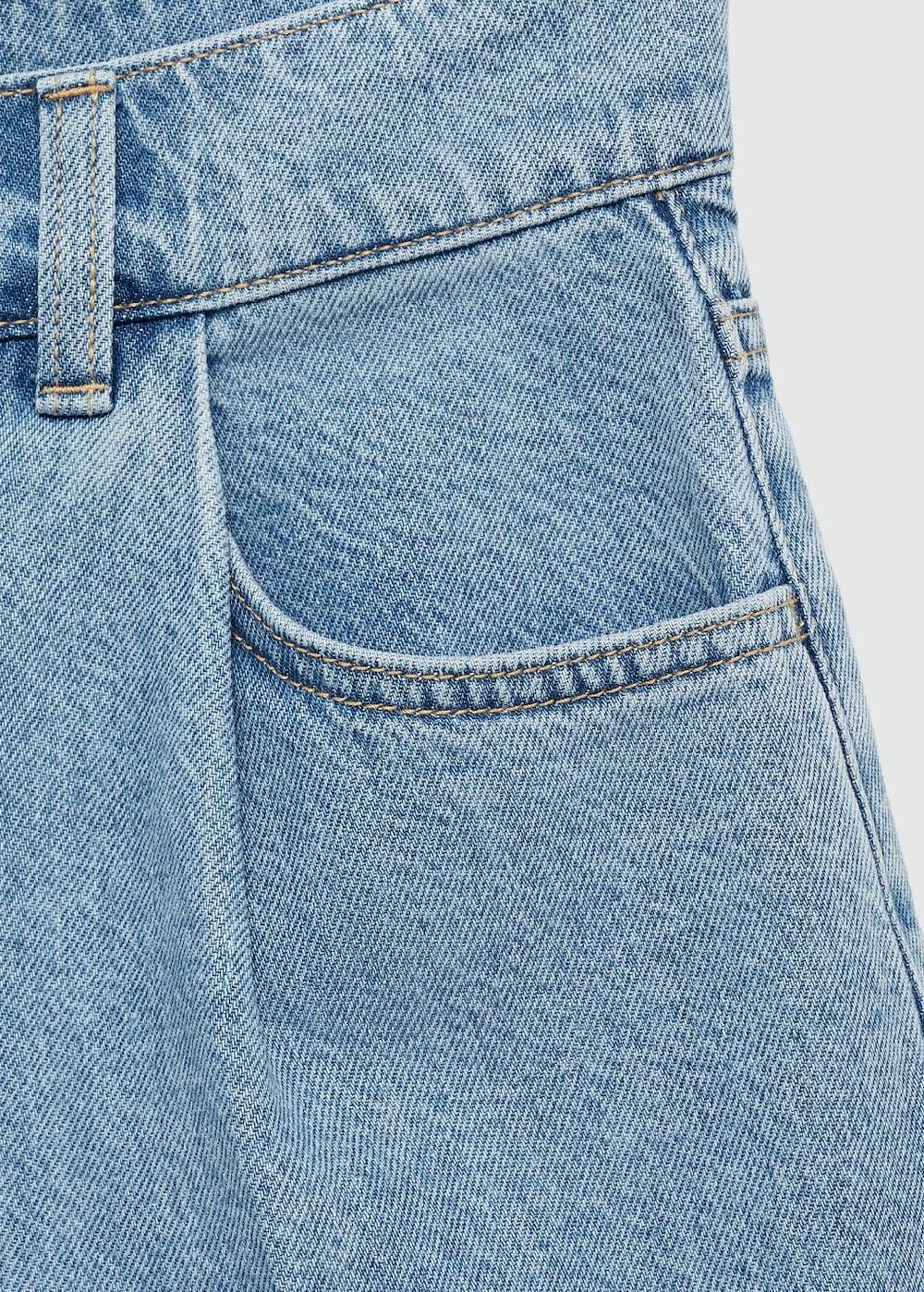 Mango Jeans-Shorts mit Bundfalten Discount Store für neue Produkte