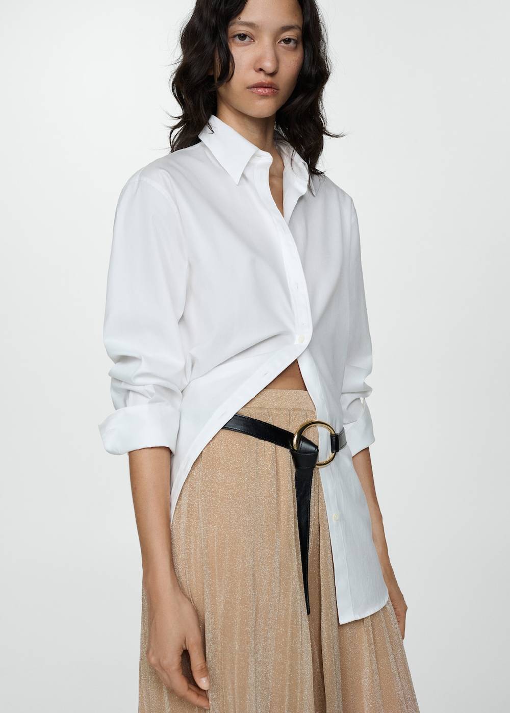Mango Palazzo-Hose aus Lurex Fabrikverkauf