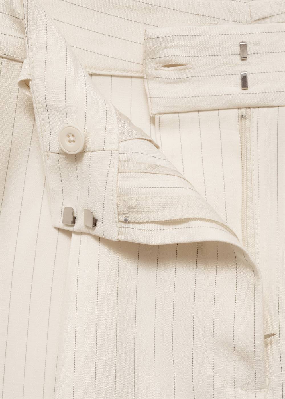 Mango Gerade Bermudashorts mit Streifenmuster Fabrik Onlineshop