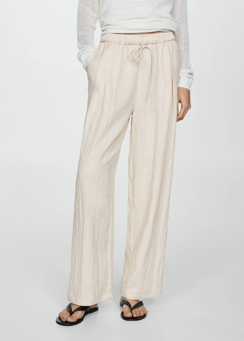 Mango Gerade Lyocell-Hose