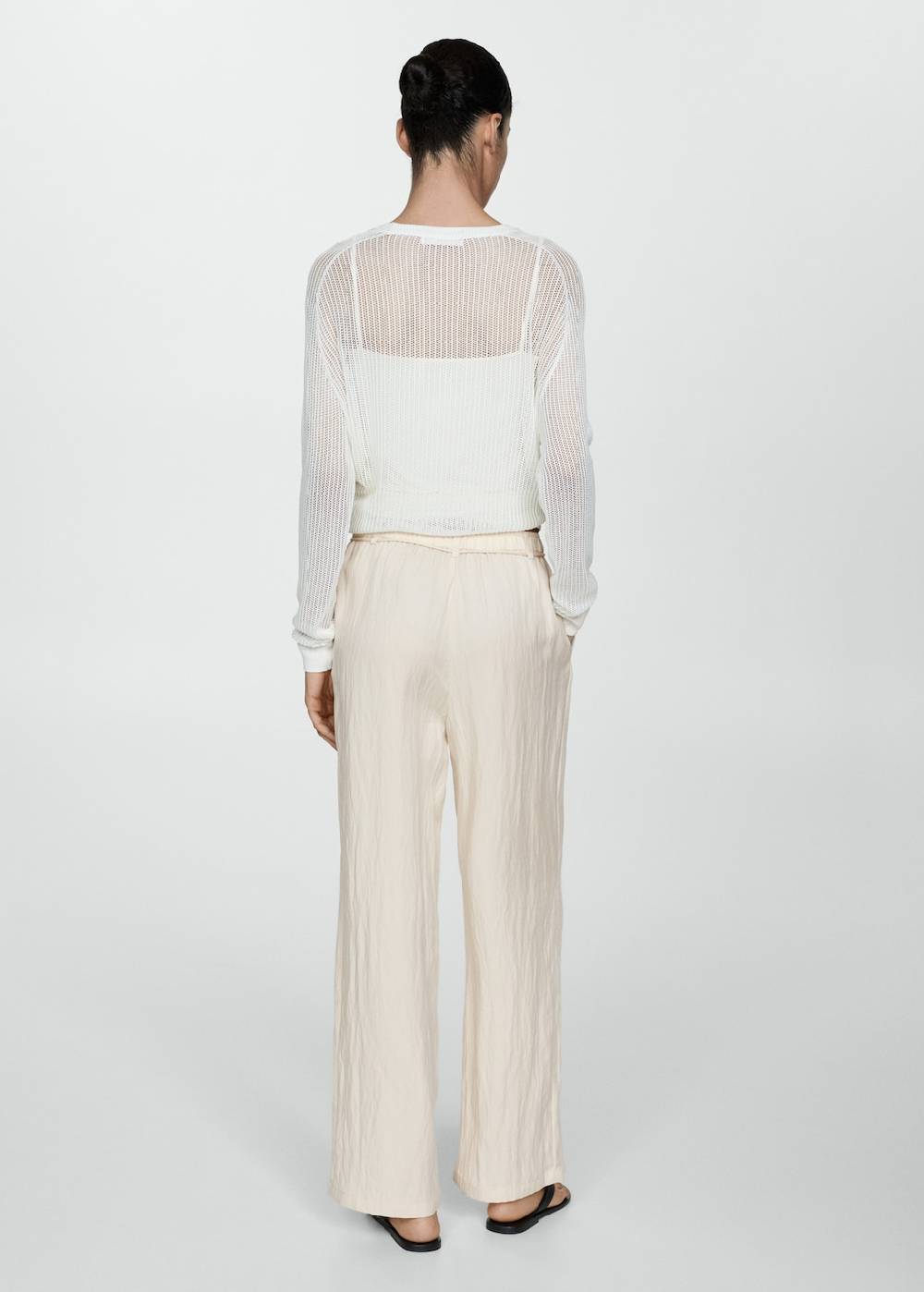 Mango Gerade Lyocell-Hose Cyber Monday
