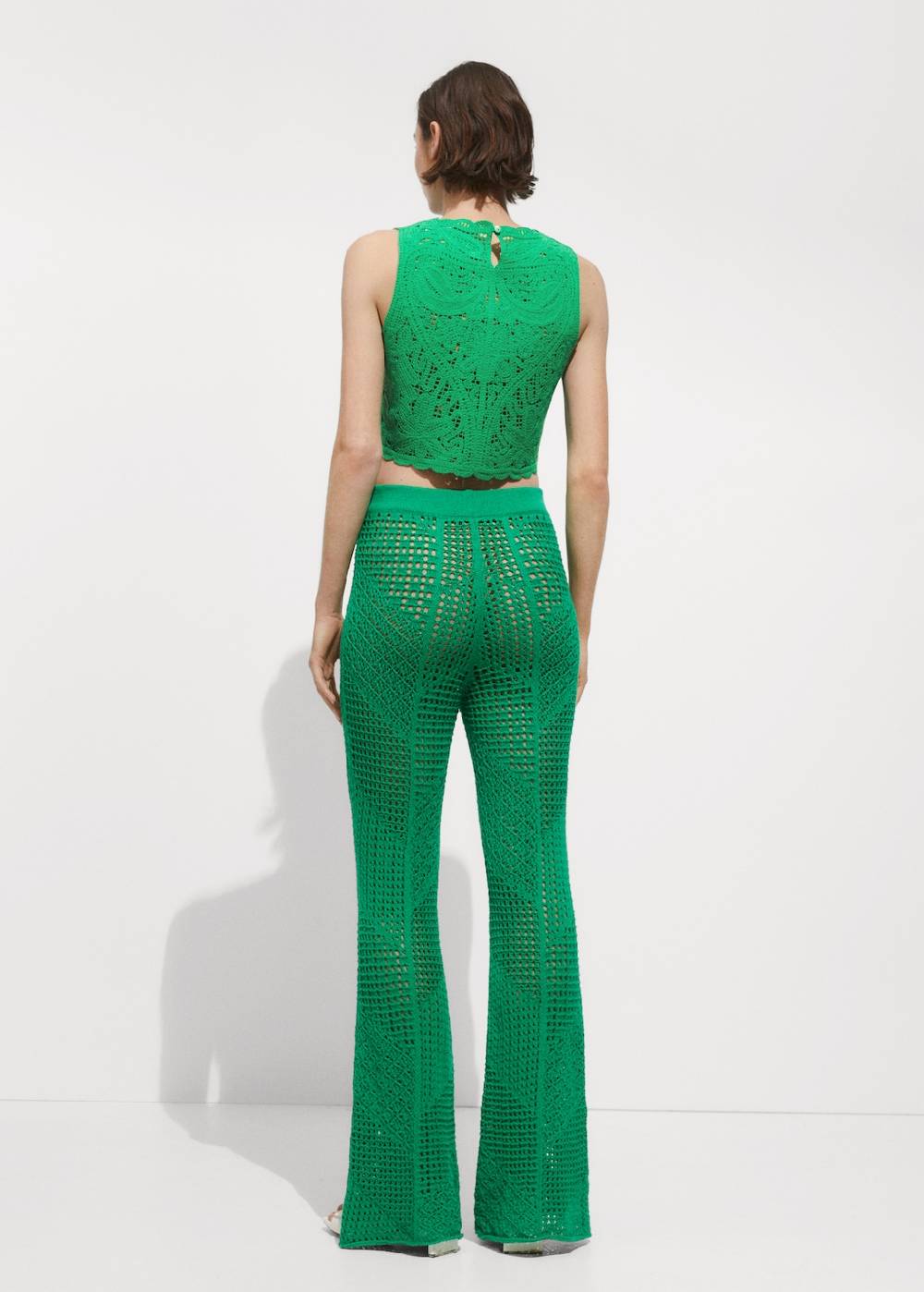 Mango Hose mit Lochmuster Valentinstagsangebot