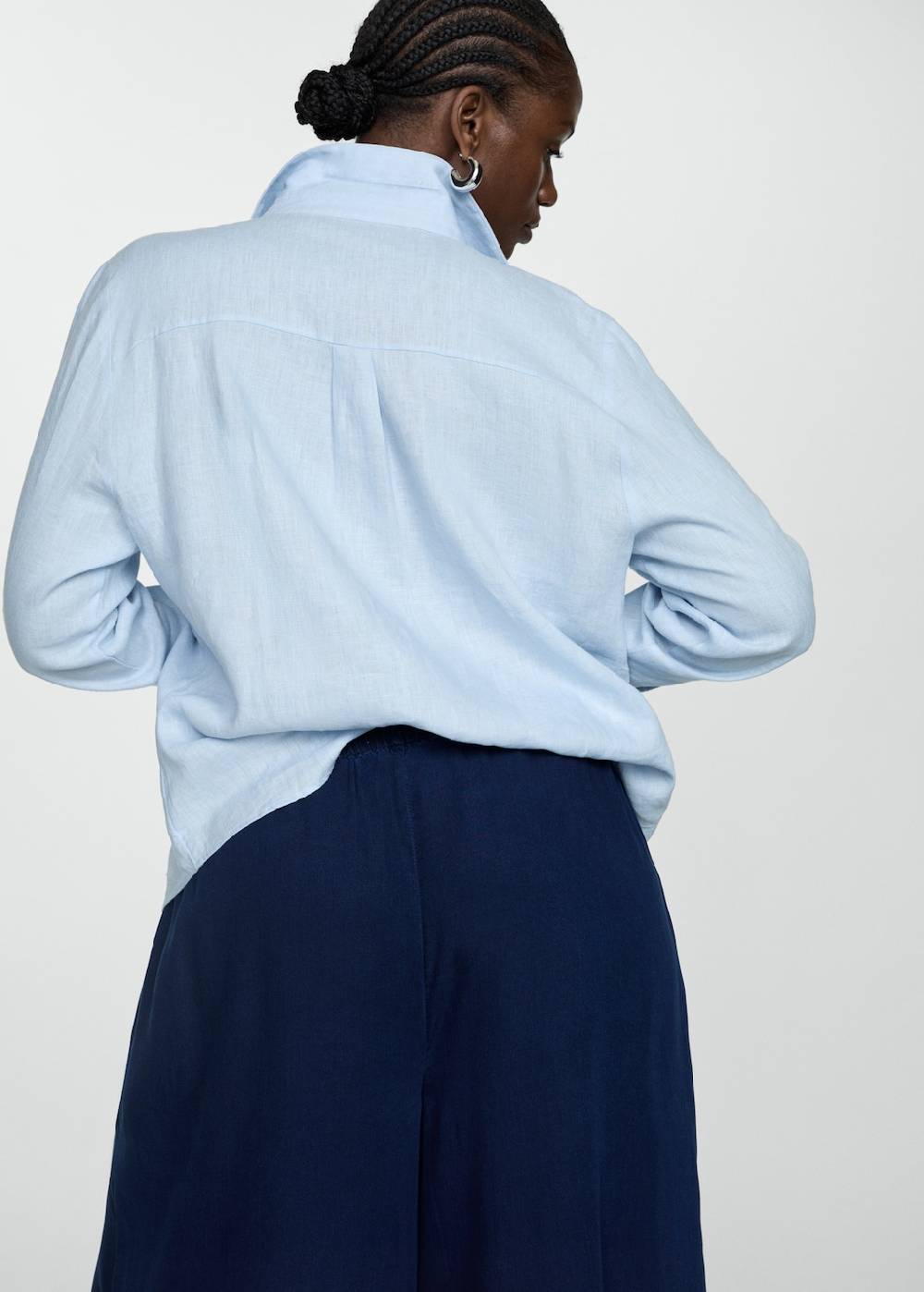 Mango Lyocell-Hose mit Stretchbund Online Outlet