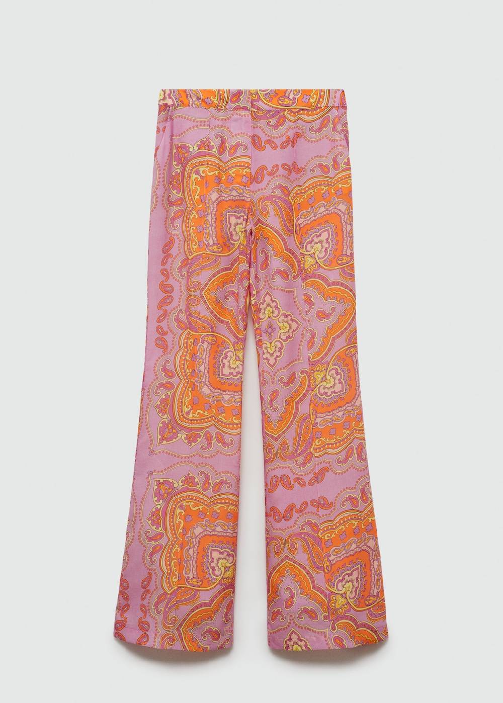 Mango Gemusterte Lyocell-Hose Zeitlich begrenztes Angebot