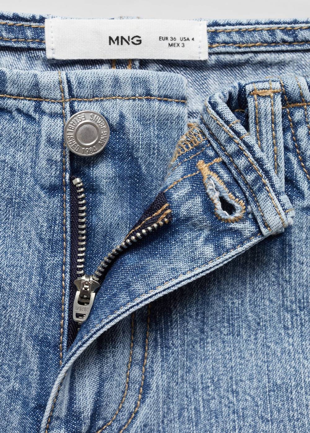 Mango Denim-Shorts mit niedriger Bundhöhe Neuheiten