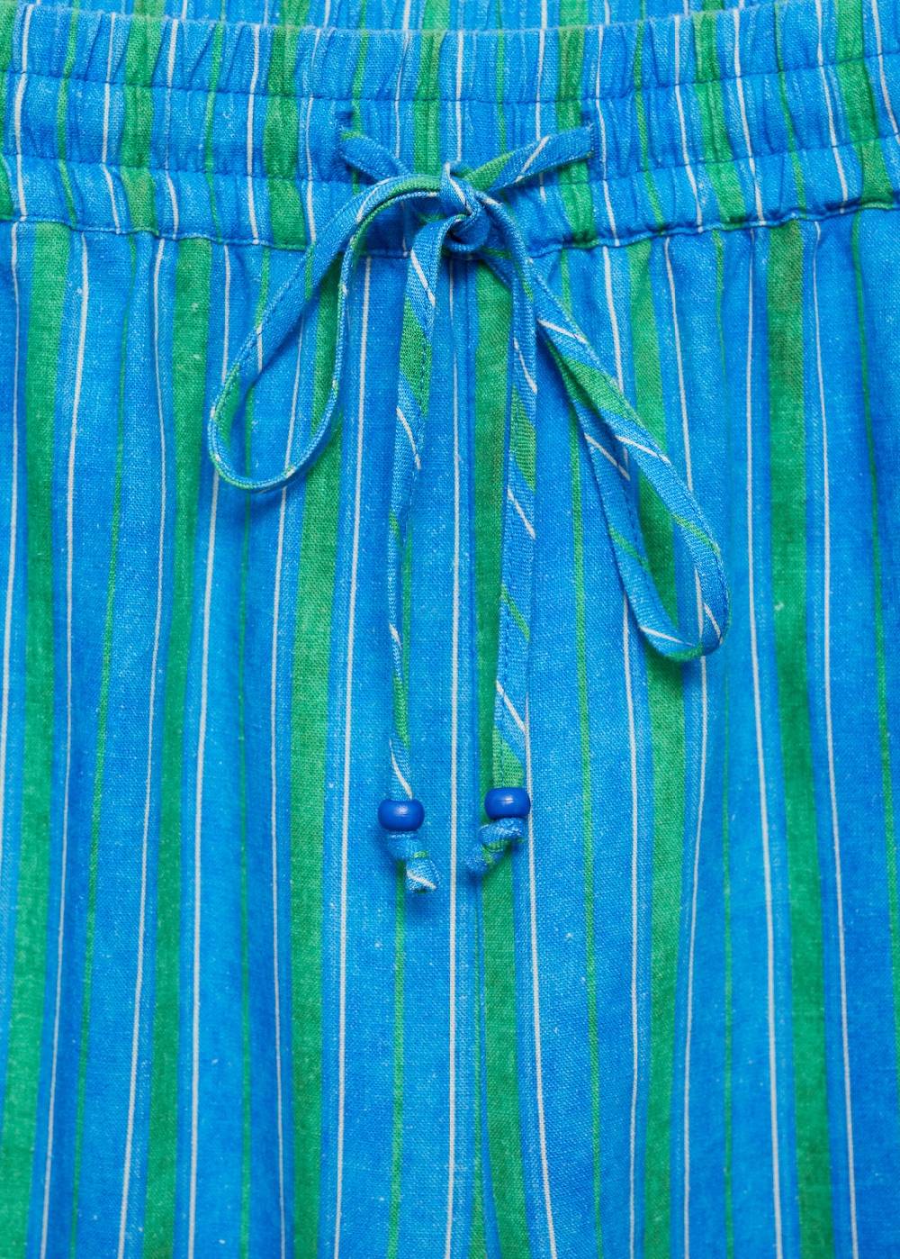 Mango Leinenhose mit Streifenmuster Bestseller