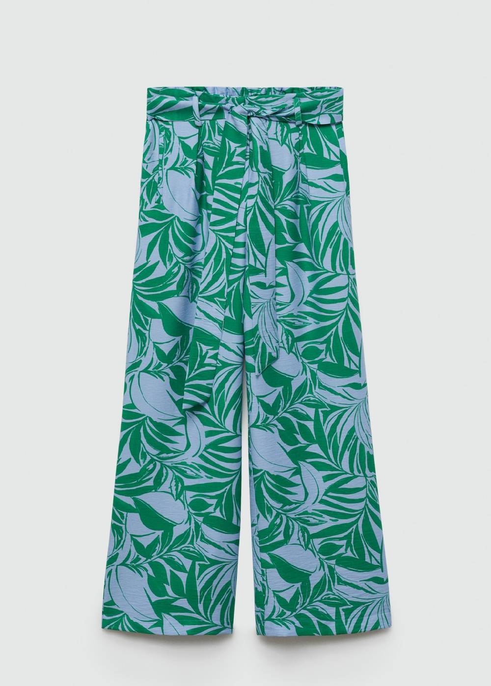 Mango Gemusterte Hose mit Schleife Saisonale Angebote