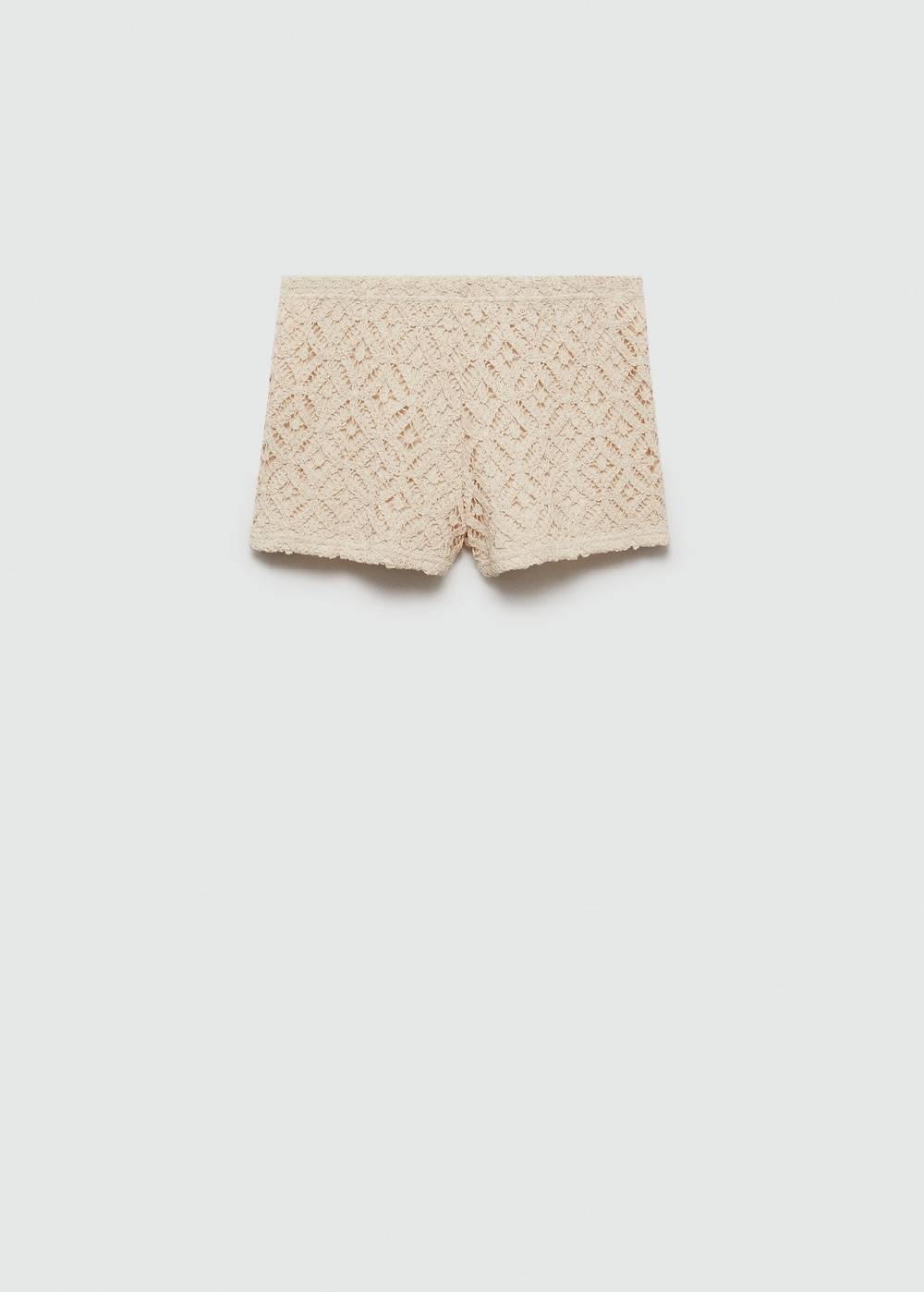 Mango Gerade Shorts im Häkel-Style Räumungsverkauf