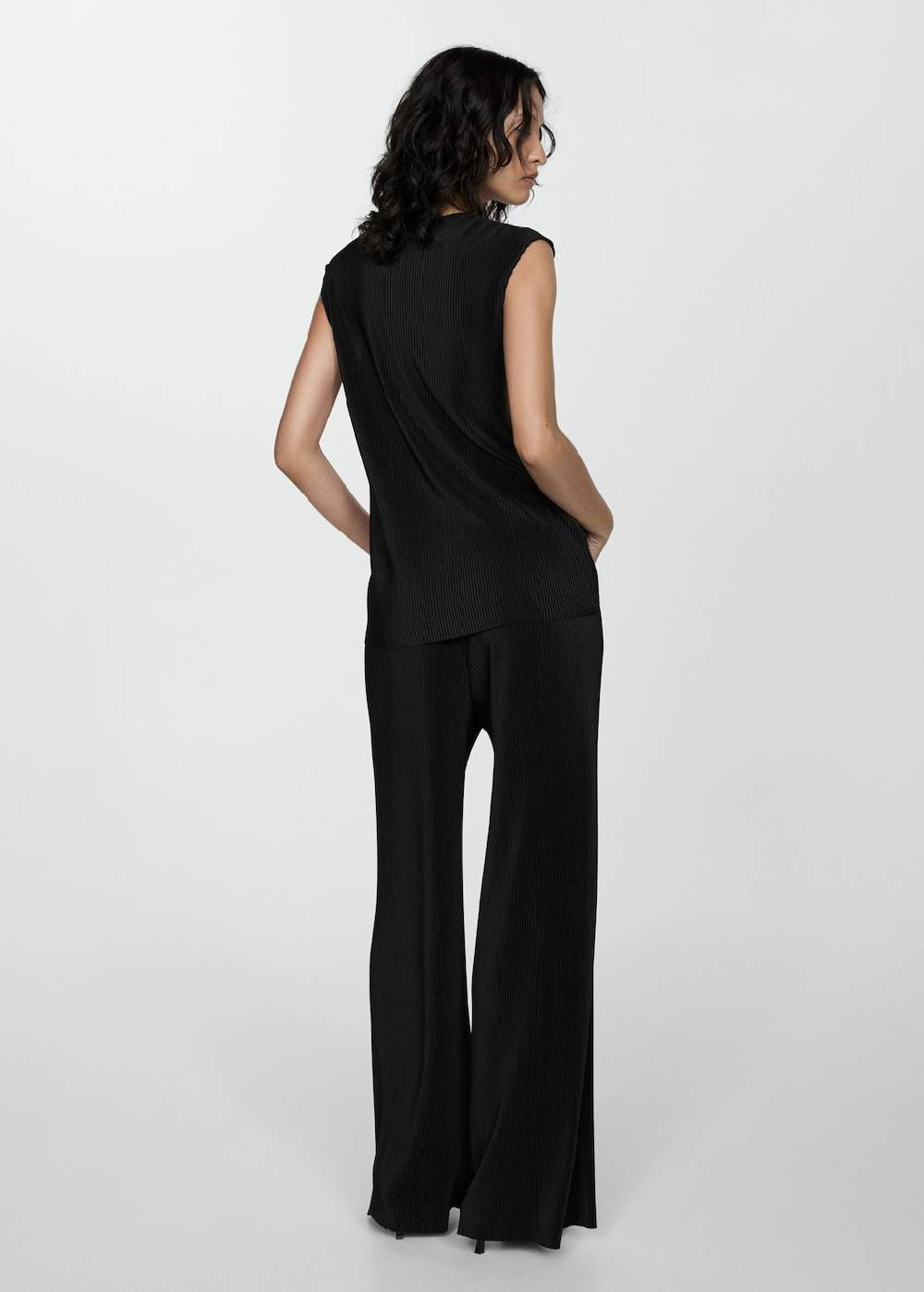 Mango Plissierte Palazzohose Letzte 3 Tage