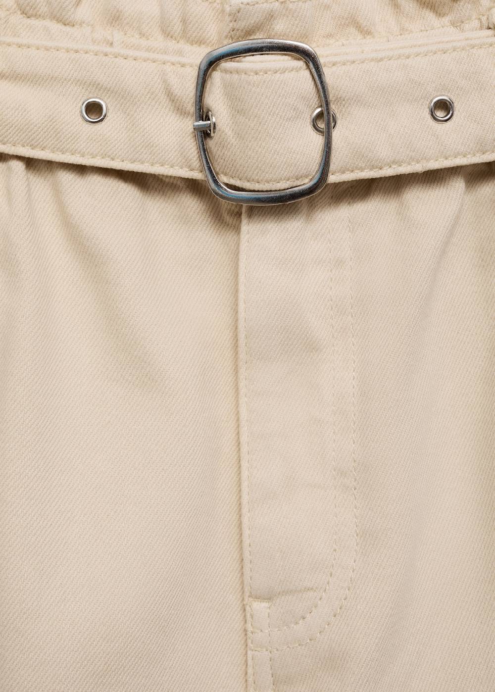 Mango Jeans-Shorts mit Gürtel Bis zu 60% Rabatt