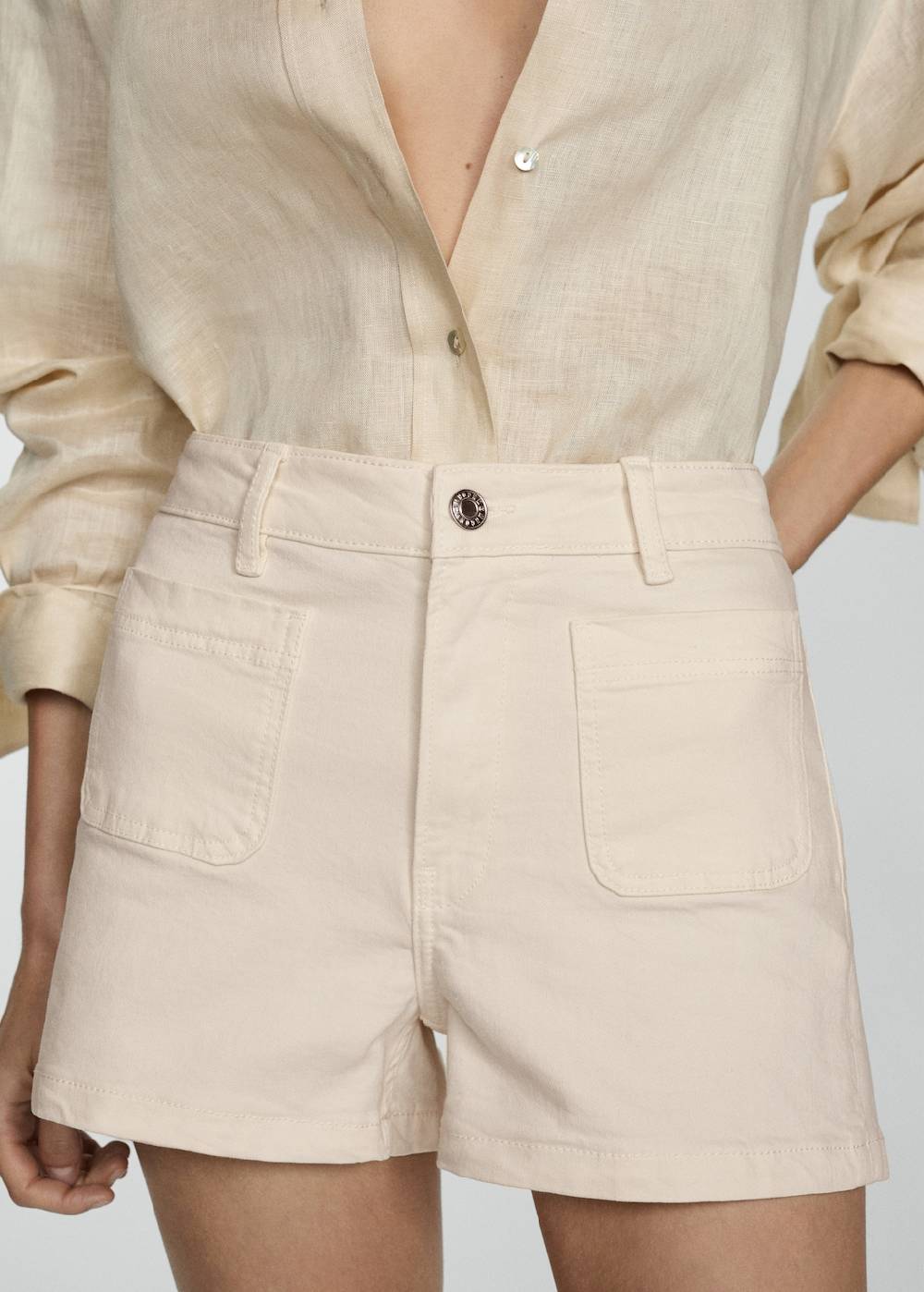 Mango Jeans-Shorts mit Taschen Bis zu 65% Rabatt