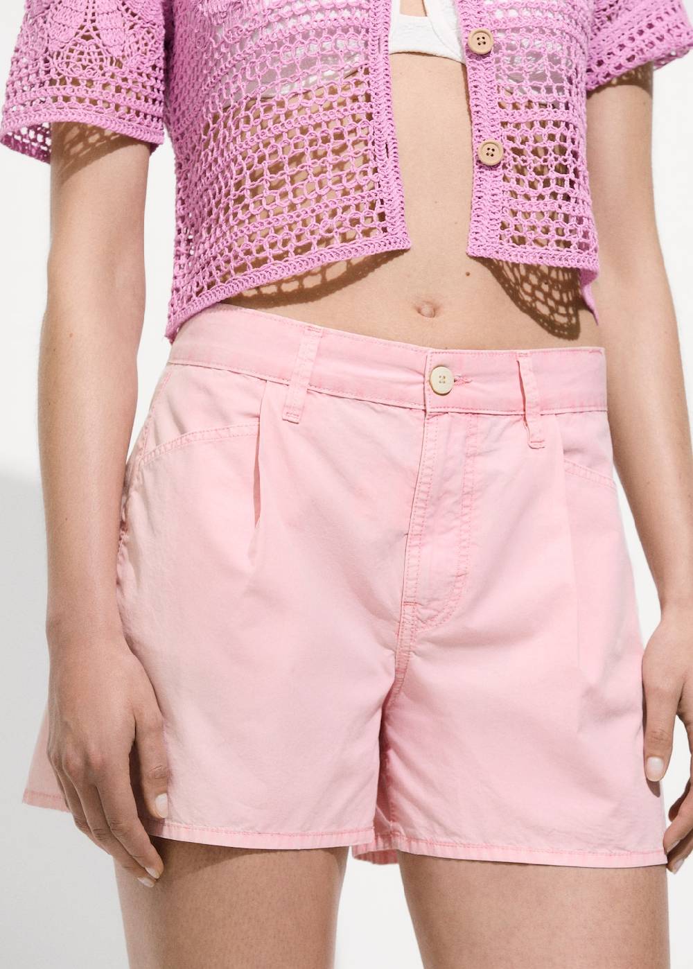 Mango Gerade Jeans-Shorts Nur noch ein Tag übrig