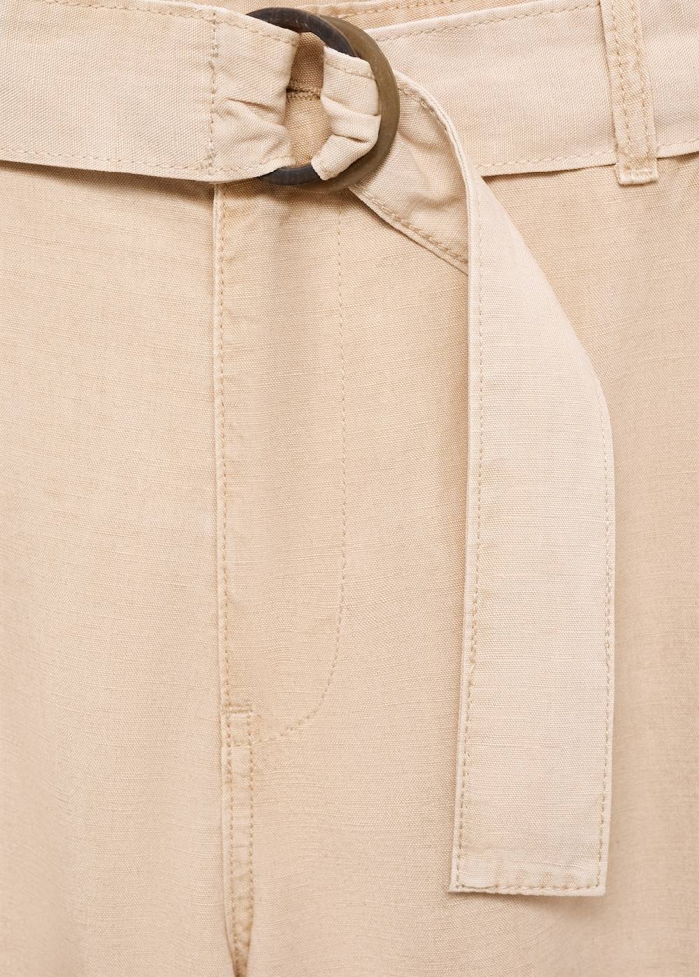Mango Fließende Hose mit Gürtel 50% Rabatt mit kostenlosem Versand