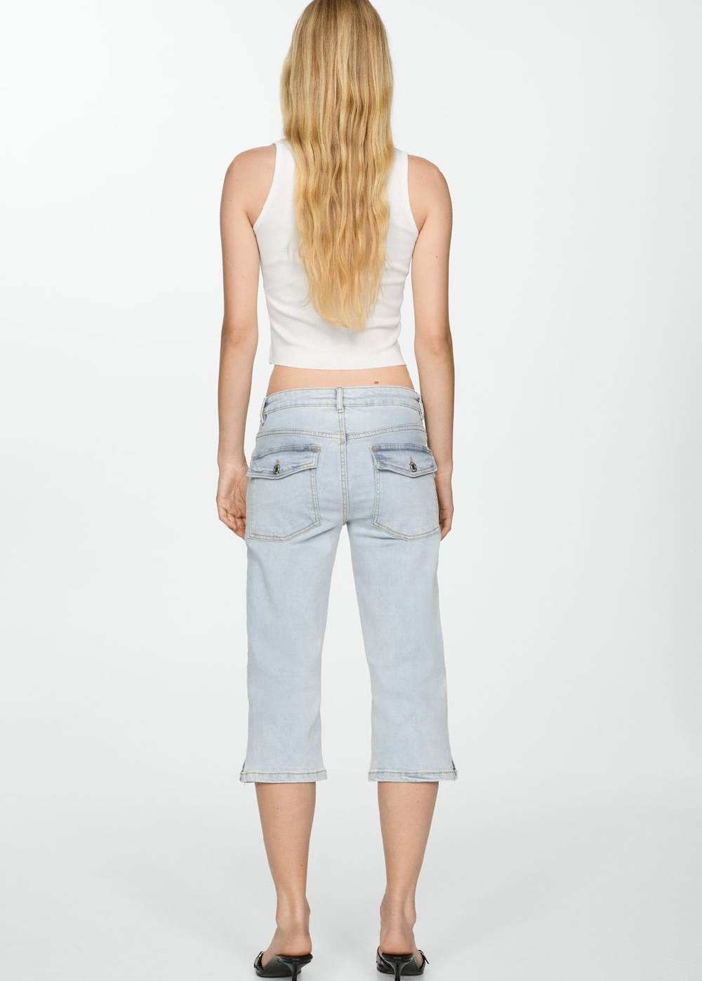 Mango Gerade Capri-Jeans Fabrikladen