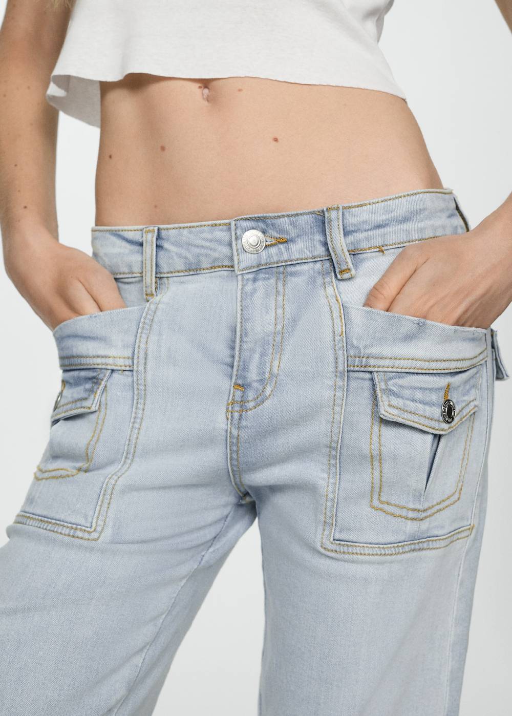 Mango Gerade Capri-Jeans Fabrikladen