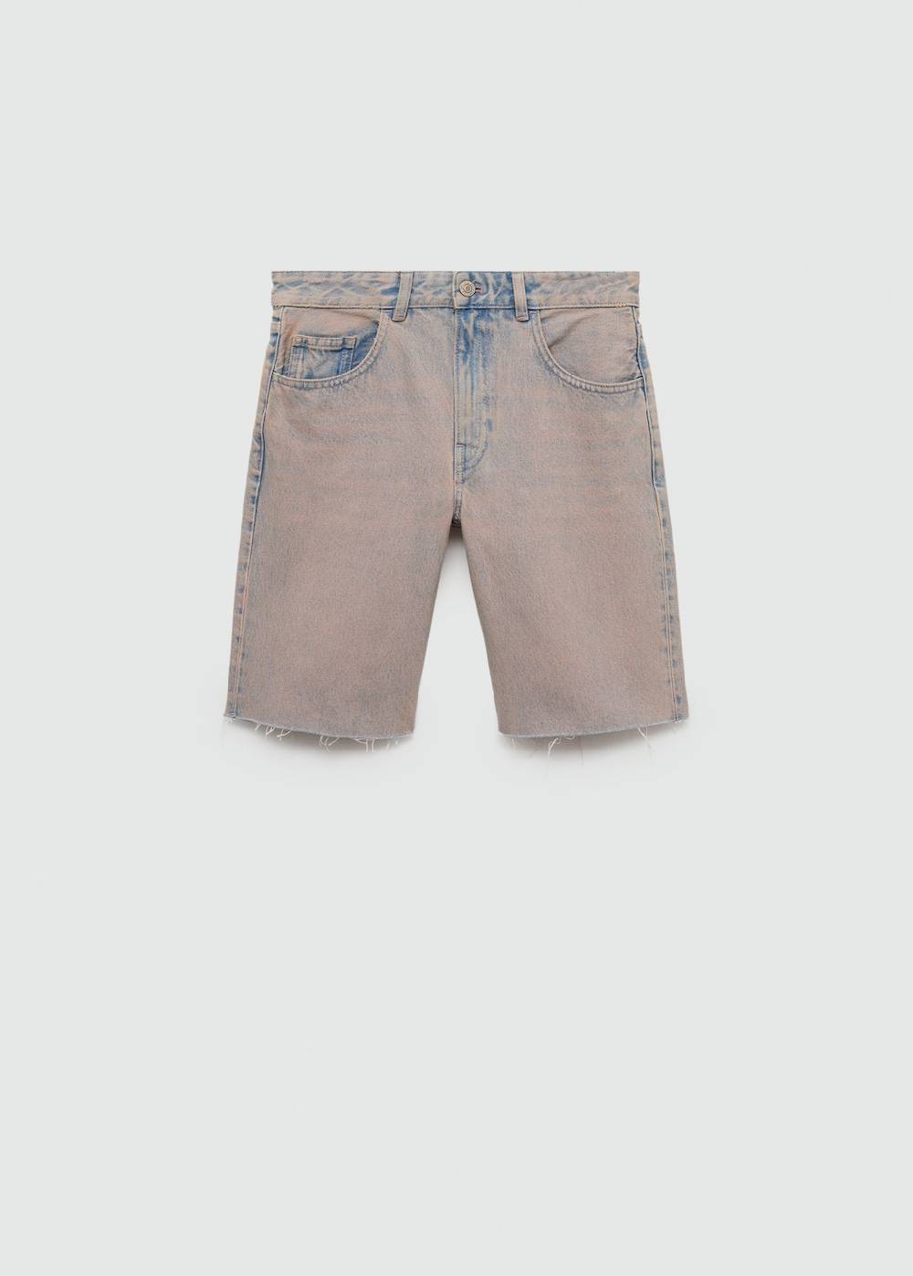 Mango Jeans-Bermudashorts mit Washed-Out-Effekt Online