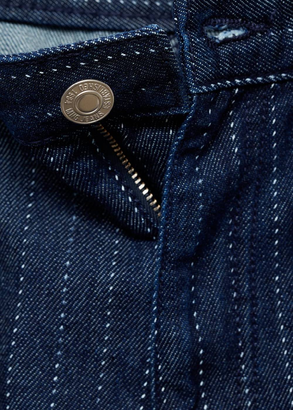 Mango Jeans-Bermudashorts mit Ziernähten Günstiger Verkauf