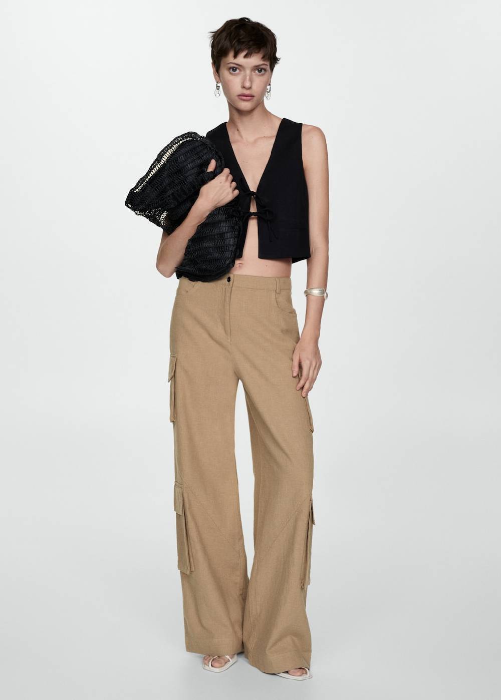 Mango Cargohose aus Baumwolle Fabrik Onlineshop