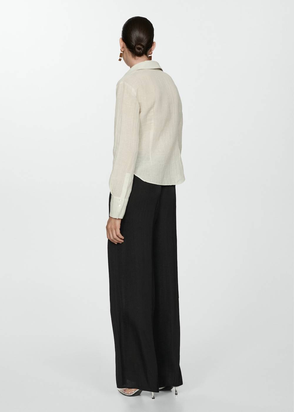 Mango Fließende Wideleg-Hose Preisnachlass