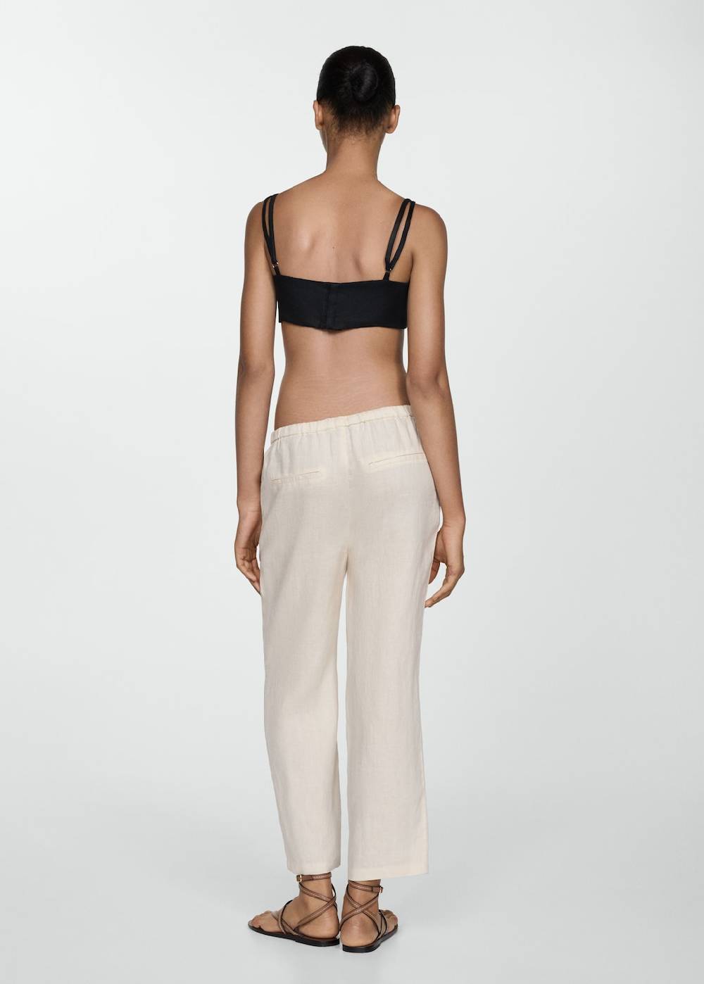 Mango Jogger Pants aus 100 % Leinen Jubiläumsangebot