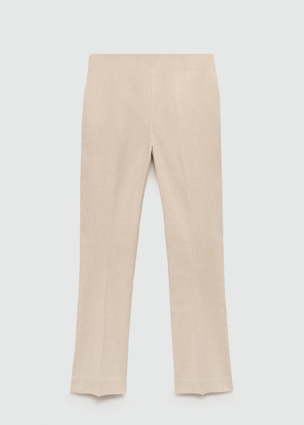 Mango Flared-Hose aus Leinen Top Angebot