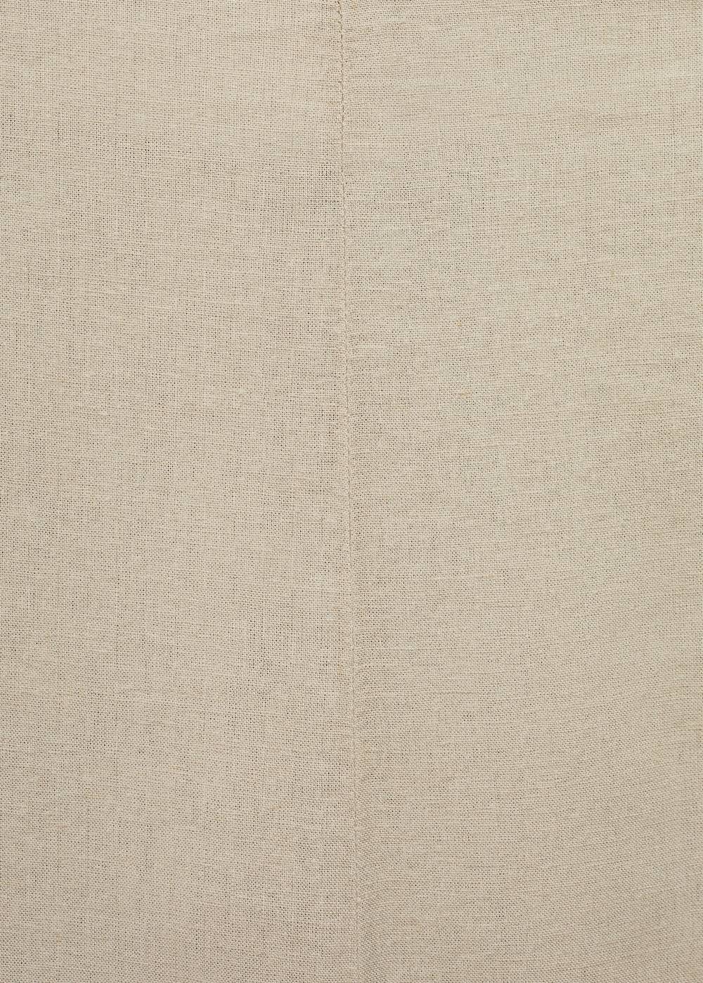 Mango Wideleg-Leinenhose Online Outlet
