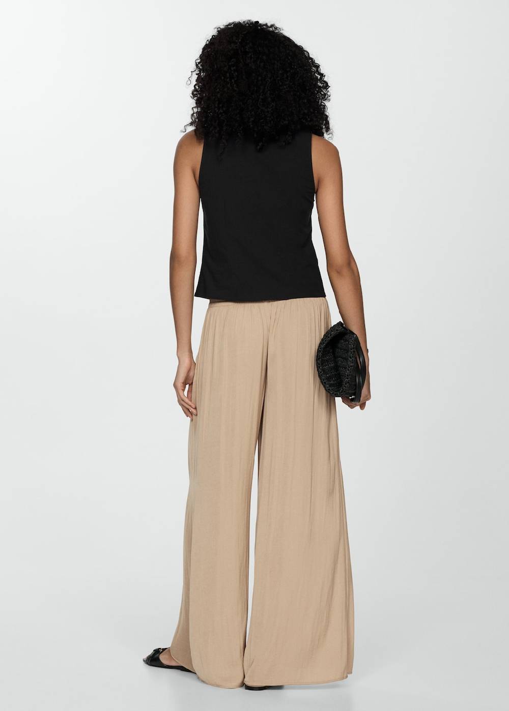 Mango Fließende Wideleg-Hose Exklusive Angebote