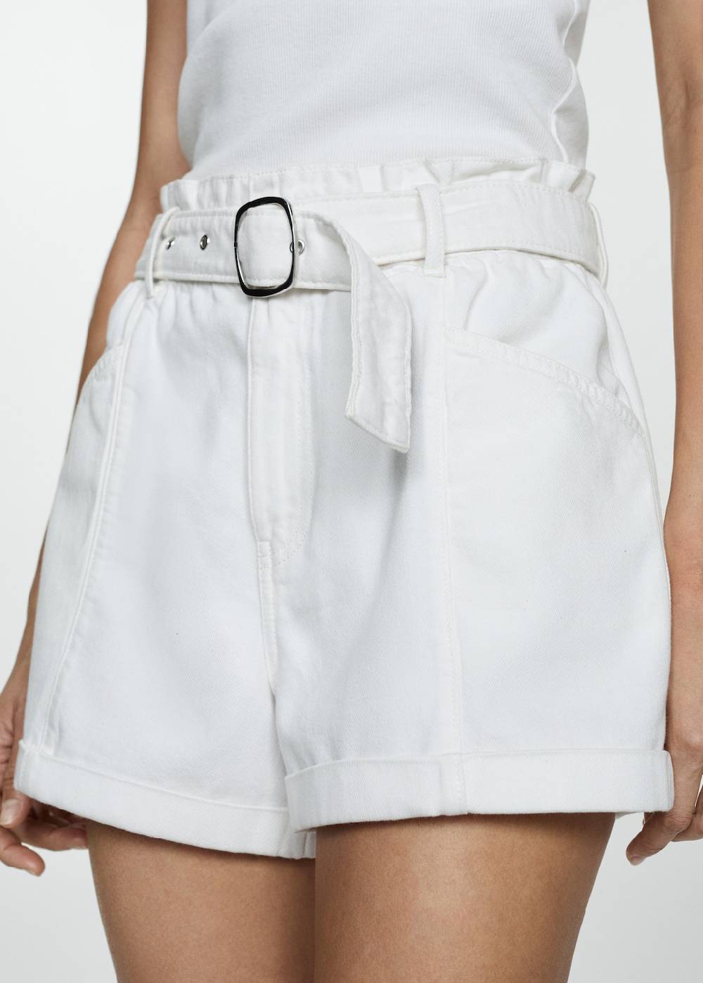 Mango Jeans-Shorts mit Gürtel Bestseller
