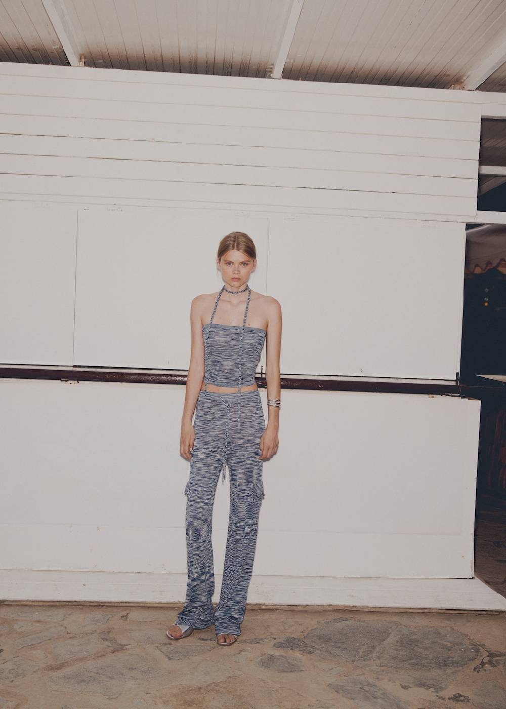 Mango Strickhose mit Cargo-Taschen Sonderangebote