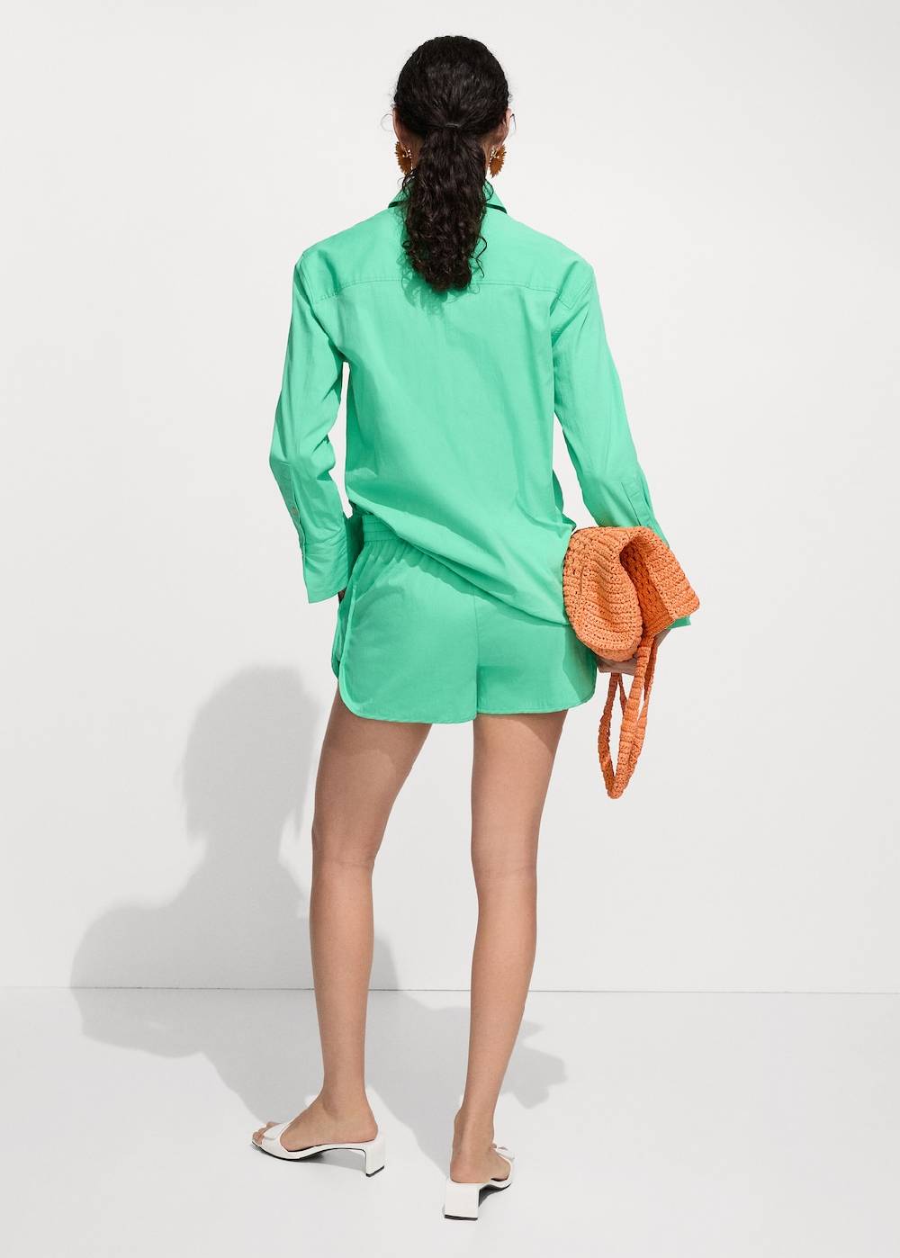 Mango Baumwollshorts mit Stretchbund Riesige Ersparnisse