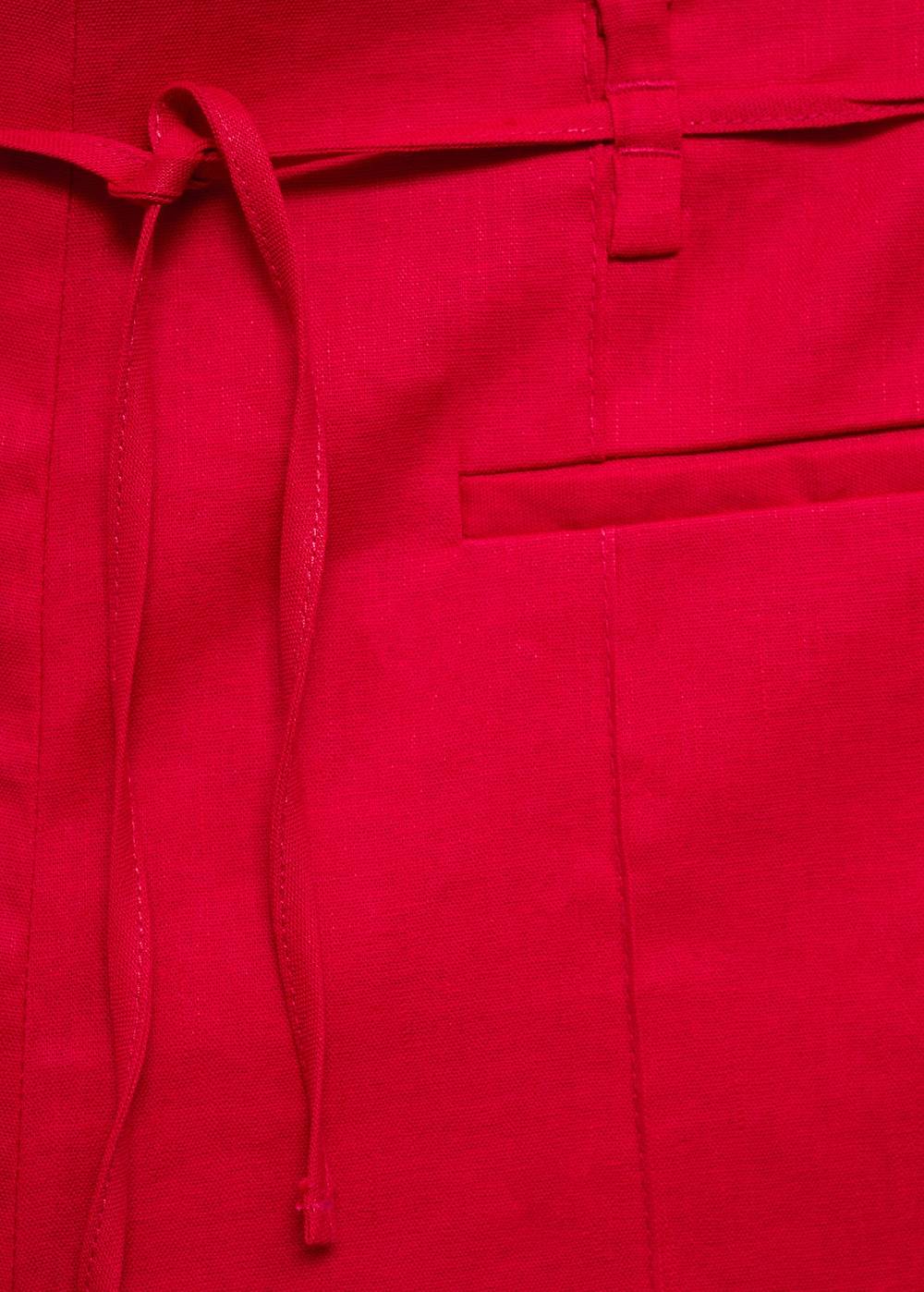 Mango Leinenshorts mit Schleife Letzte 2 Tage