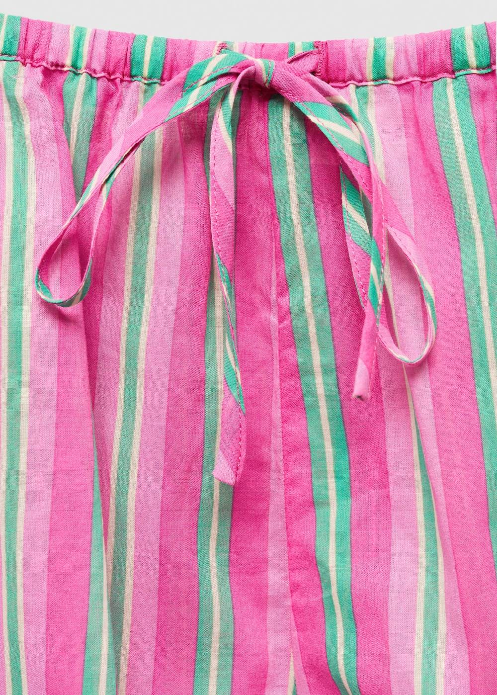 Mango Shorts mit Streifenmuster Letzter Tag