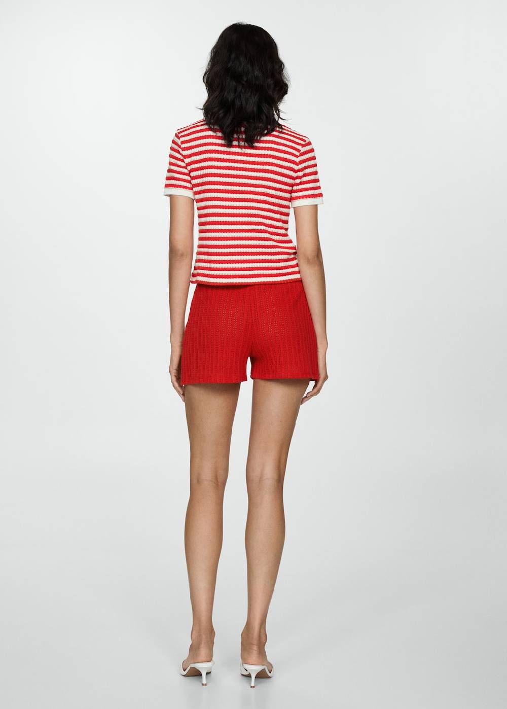 Mango Gerade Strickshorts Clearance-Verkauf