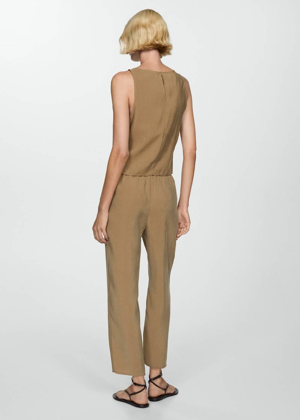 Mango Gerade Hose aus Modal Fabrikladen