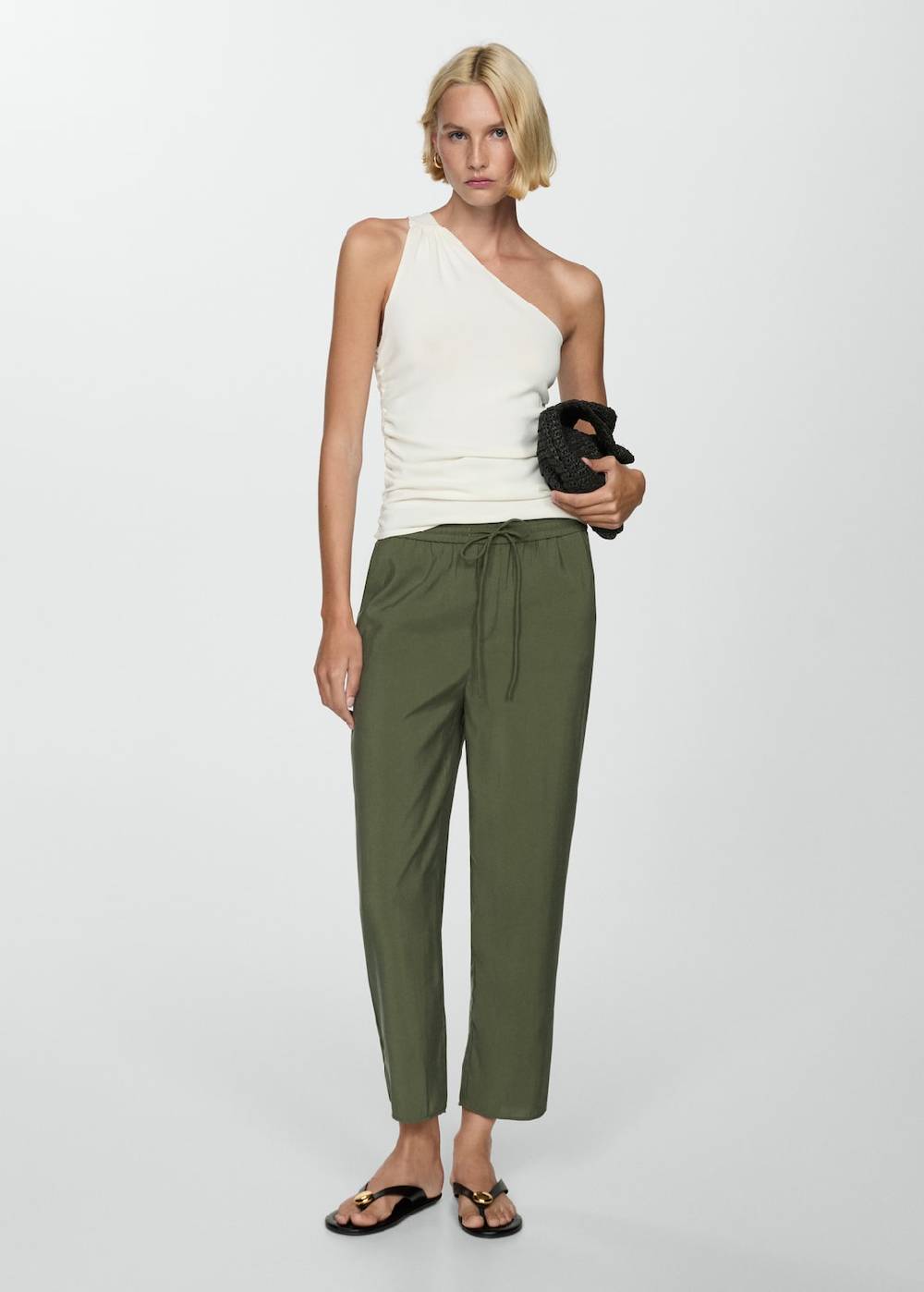Mango Gerade Hose aus Modal Begrenzt auf 3 Tage
