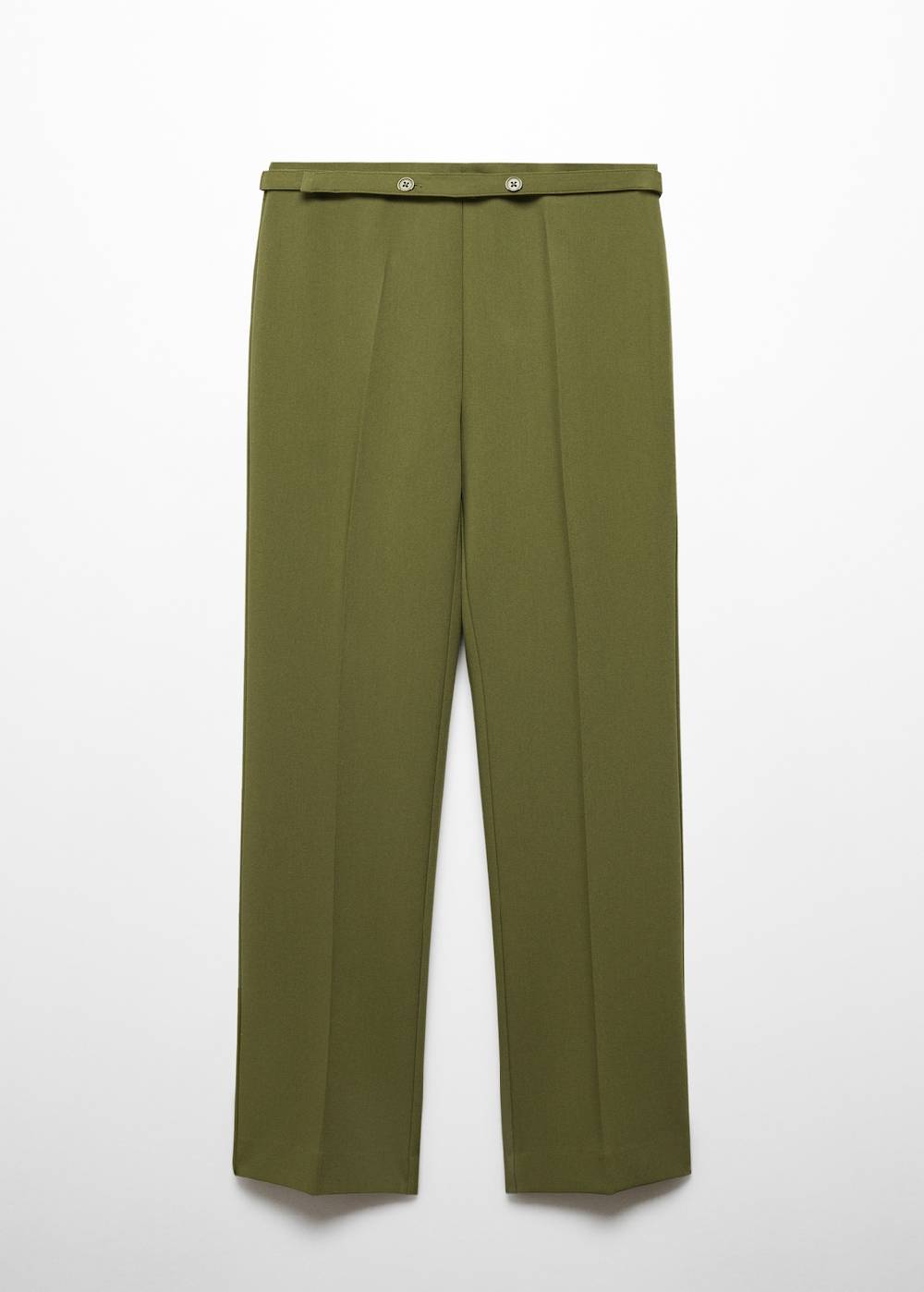 Mango Gerade Hose mit Gürtel Online