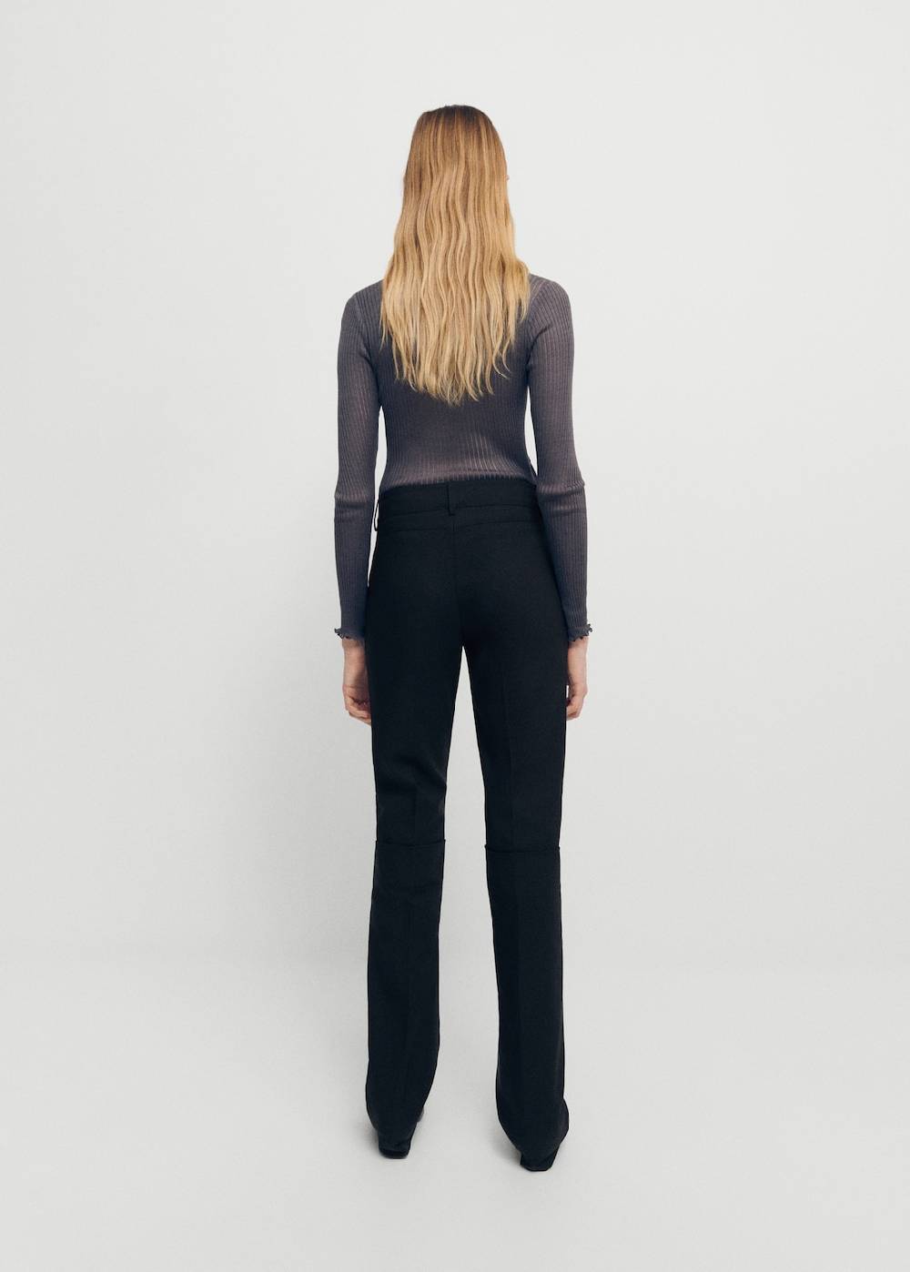 Mango Gerade Bundfaltenhose Verkauf