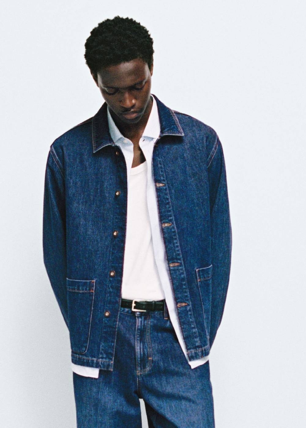 Mango Jeans-Overshirt mit Taschen Letzte 3 Tage