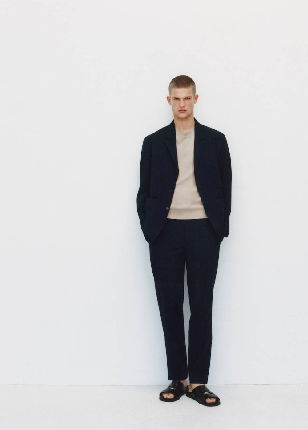 Mango Slim Fit-Anzugblazer mit Taschen Letzter Tag
