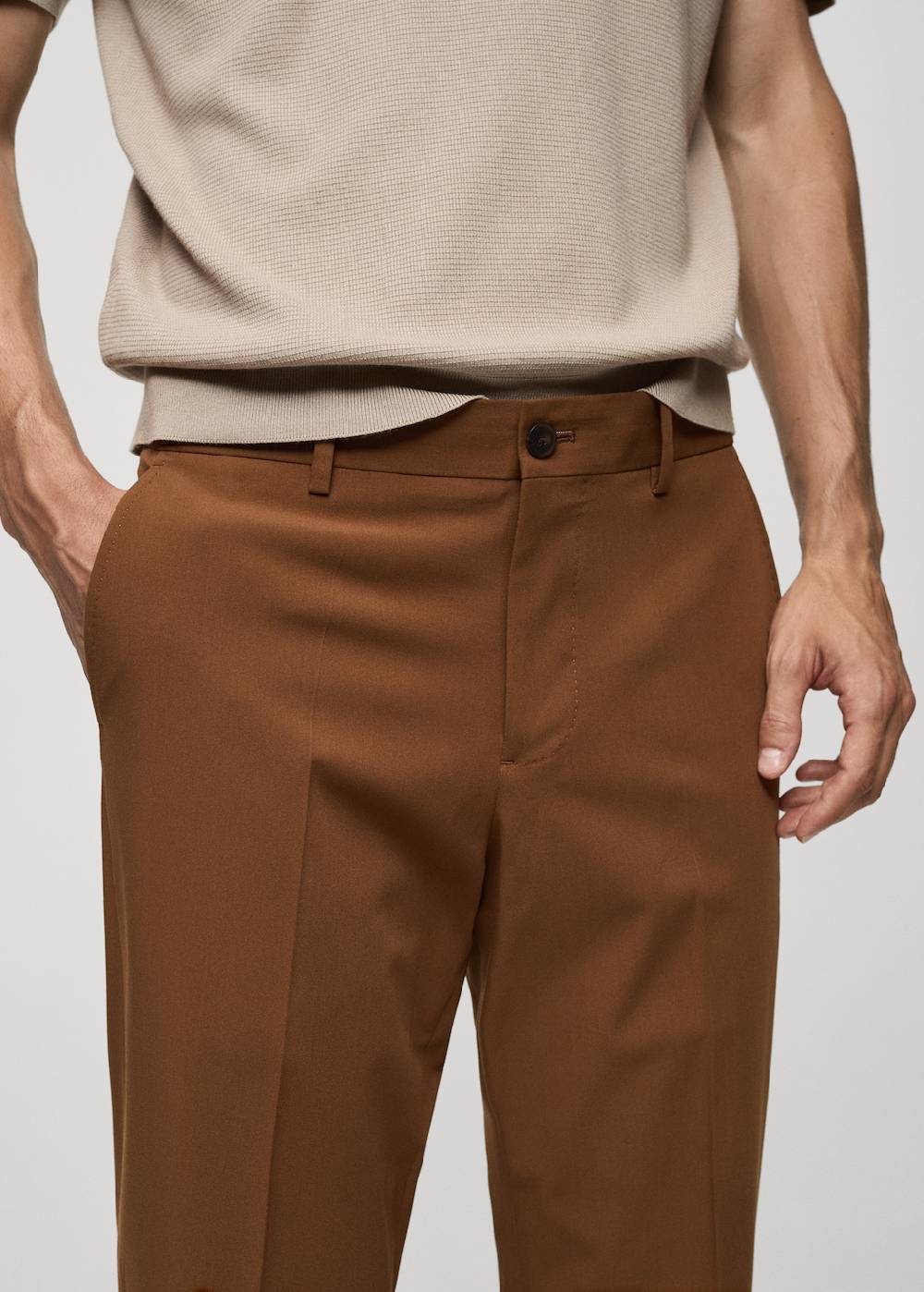 Mango Slim Fit-Anzughose Bis zu 60% Rabatt