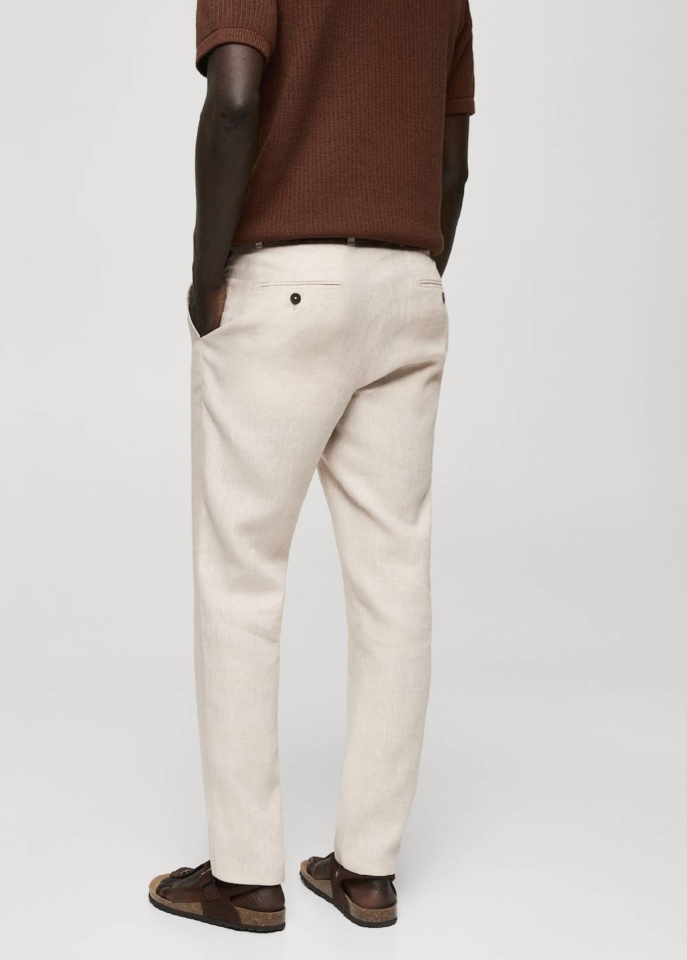 Mango Slim Fit-Hose aus 100 % Leinen Nur für heute