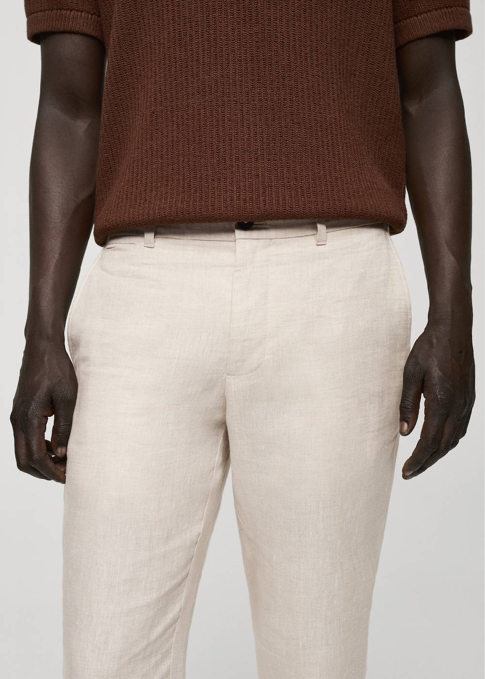 Mango Slim Fit-Hose aus 100 % Leinen Nur für heute