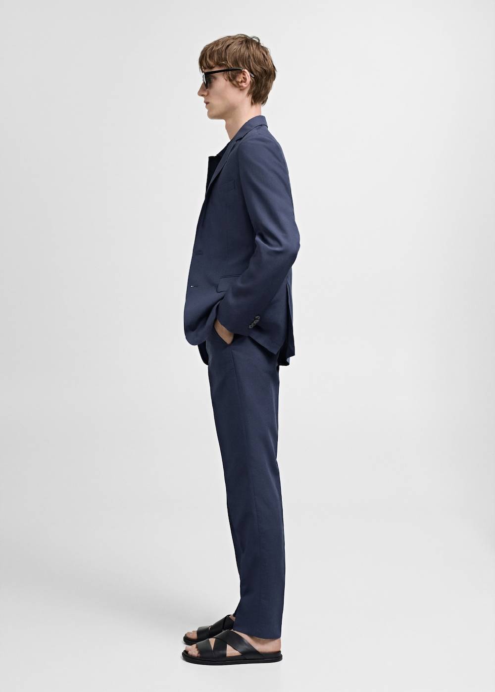 Mango Slim Fit-Anzugsakko aus Stretchbaumwolle Super Rabatt