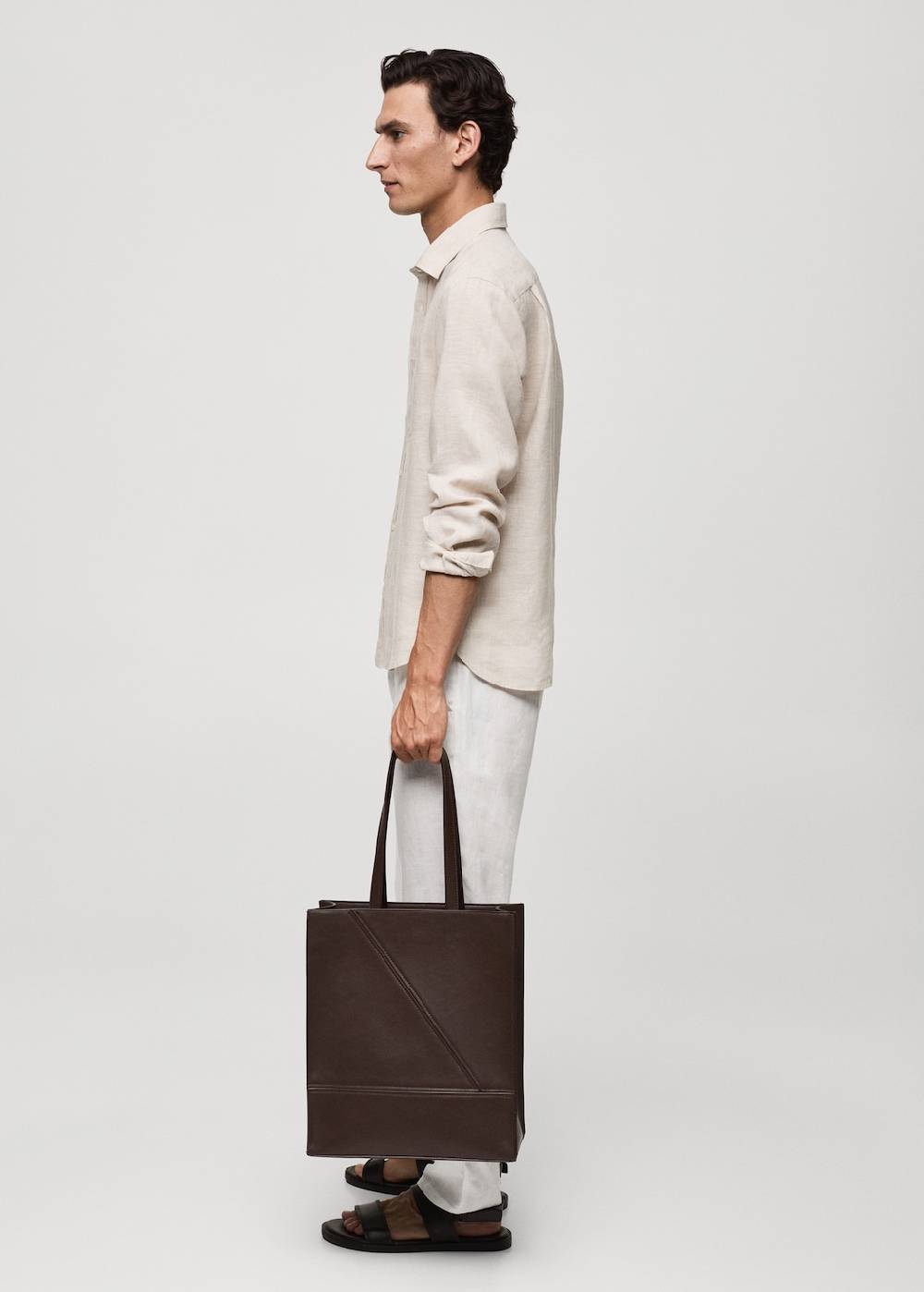 Mango Classic-Fit-Hemd aus 100 % Leinen Riesige Rabatte