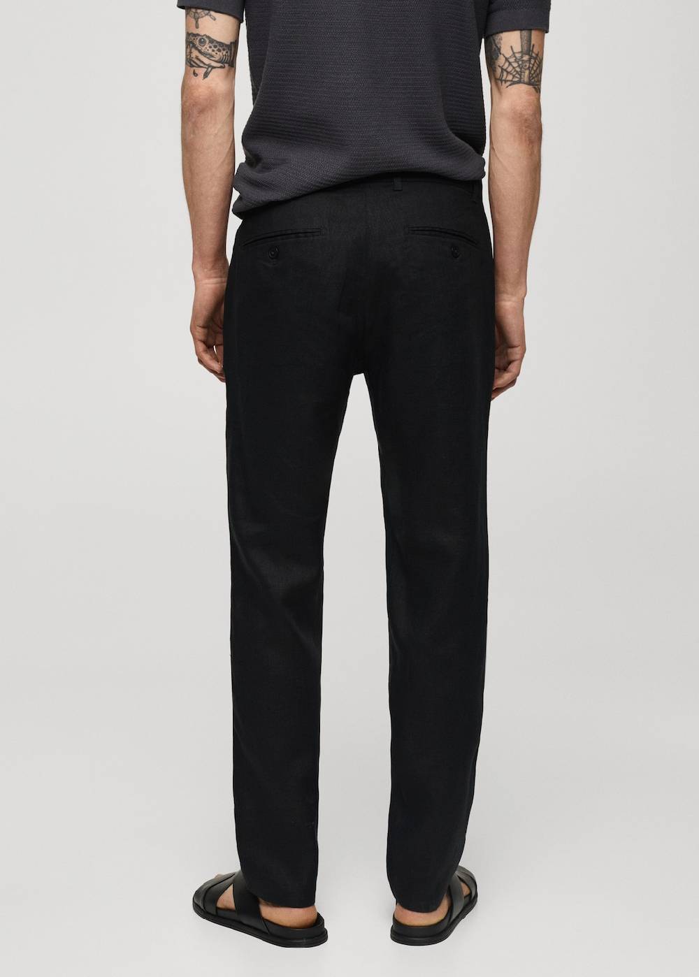 Mango Slim Fit-Hose aus 100 % Leinen Clearance-Verkauf
